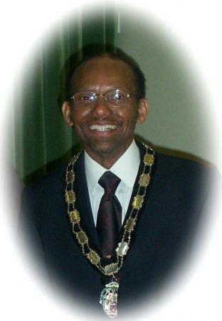 A photo of Cllr Phillex Moitt, the Braunstone Town Mayor for 2005-2006.