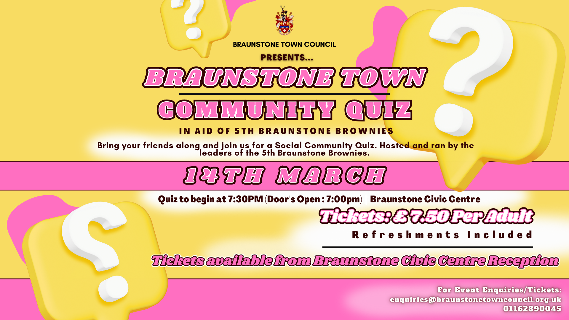   Braunstone Brownies Community Quiz 2025