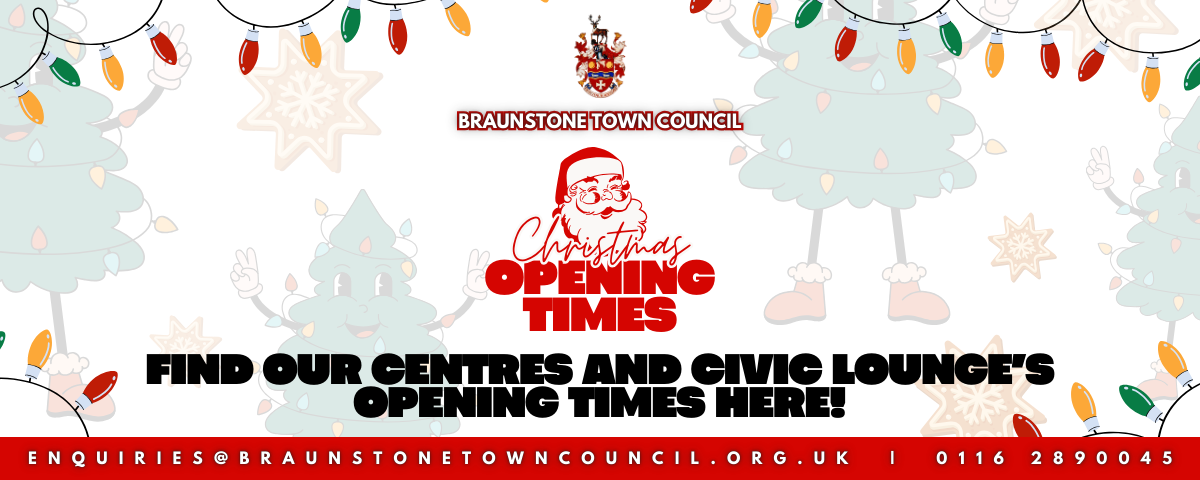 Find our Centres and the Civic Lounge's Opening Times here!