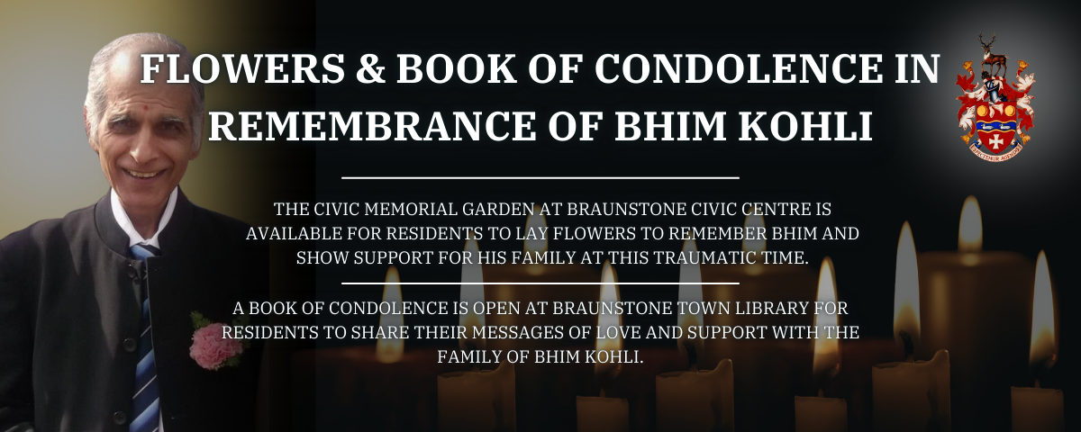 Flowers & Book of Condolence in remembrance of Bhim Kohli - More Information can be found here