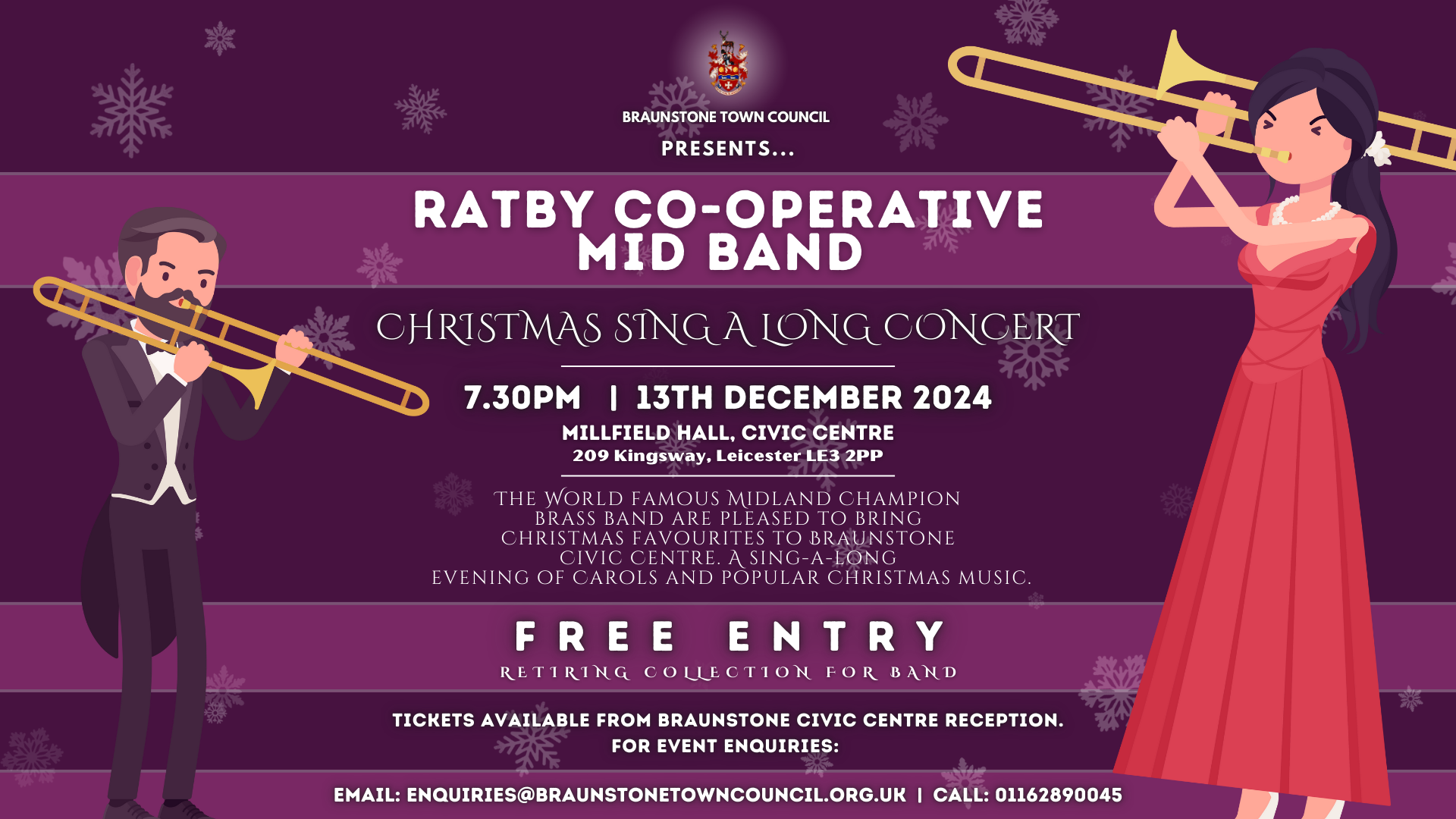 Ratby Band Christmas Concert 2024