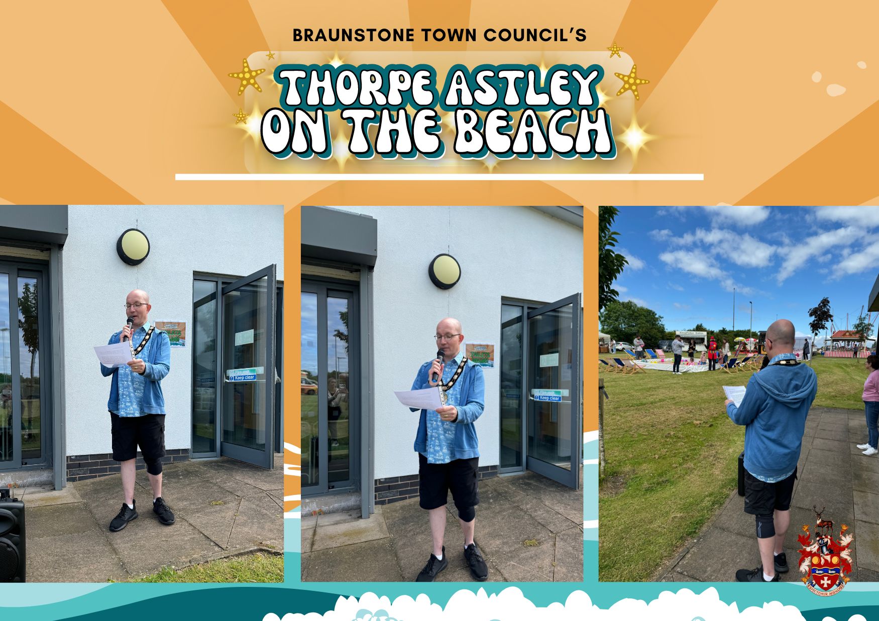 THORPE ASTLEY ON THE BEACH Event Signs 2024